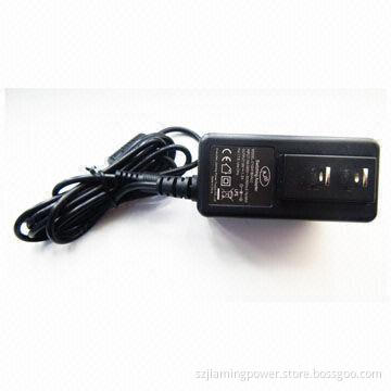 12V/1.5A US AC/DC Switching Adapter, Measures 35.5 x 75 x 53mm